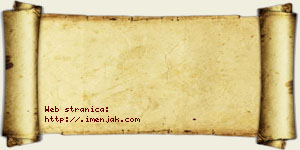 Milana Dimitrijević vizit kartica